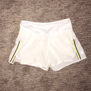 White Champion Athletic Shorts (runs large)